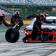 Austin Dillon’s No. 3 team pitting his car during qualifying for the Cup Series’ All-Star race.